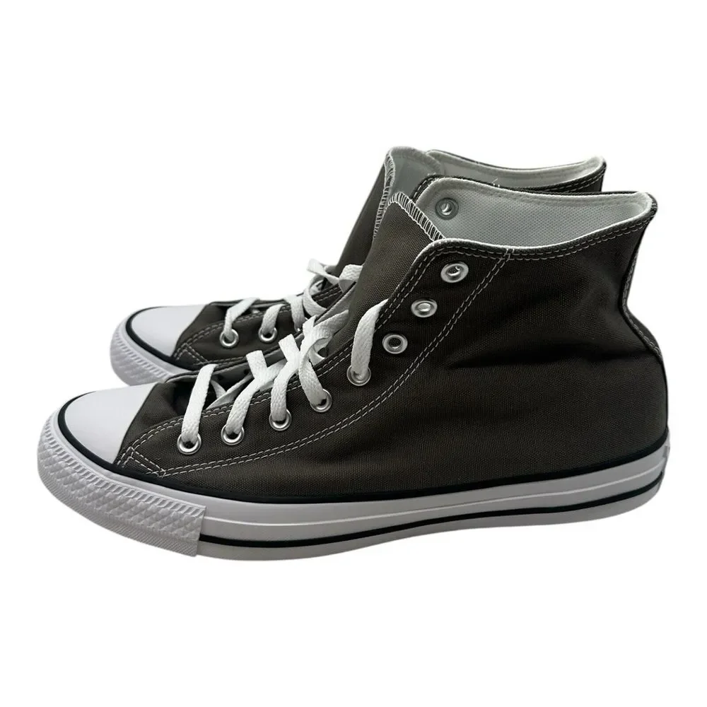 Converse Chuck Taylor All Star Hi Top Canvas Sneakers Men's Size 9 Charcoal Gray - Picture 6 of 10